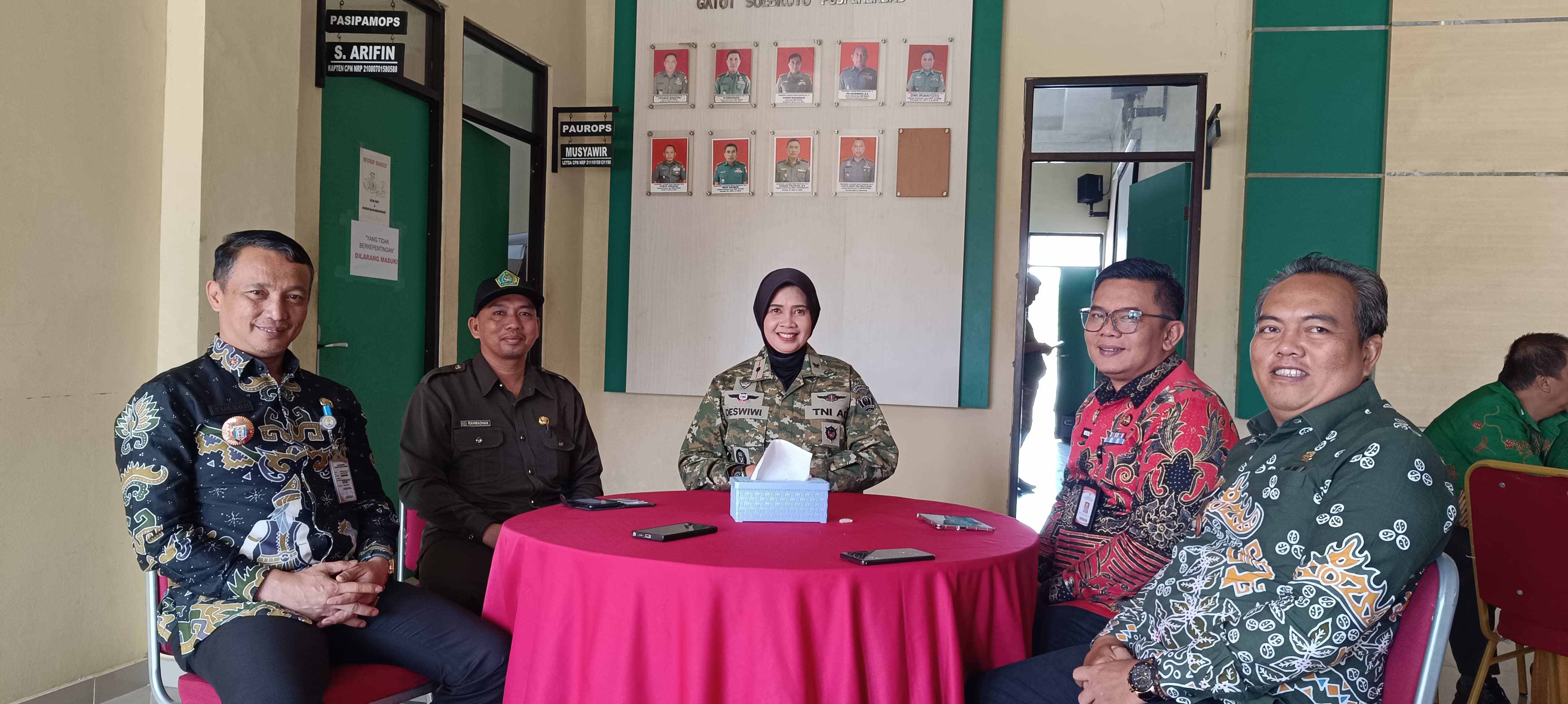 Menhan Kunjungi Batalyon 892/VS, KUA dan Kemenag Way Kanan Turut Menyambut