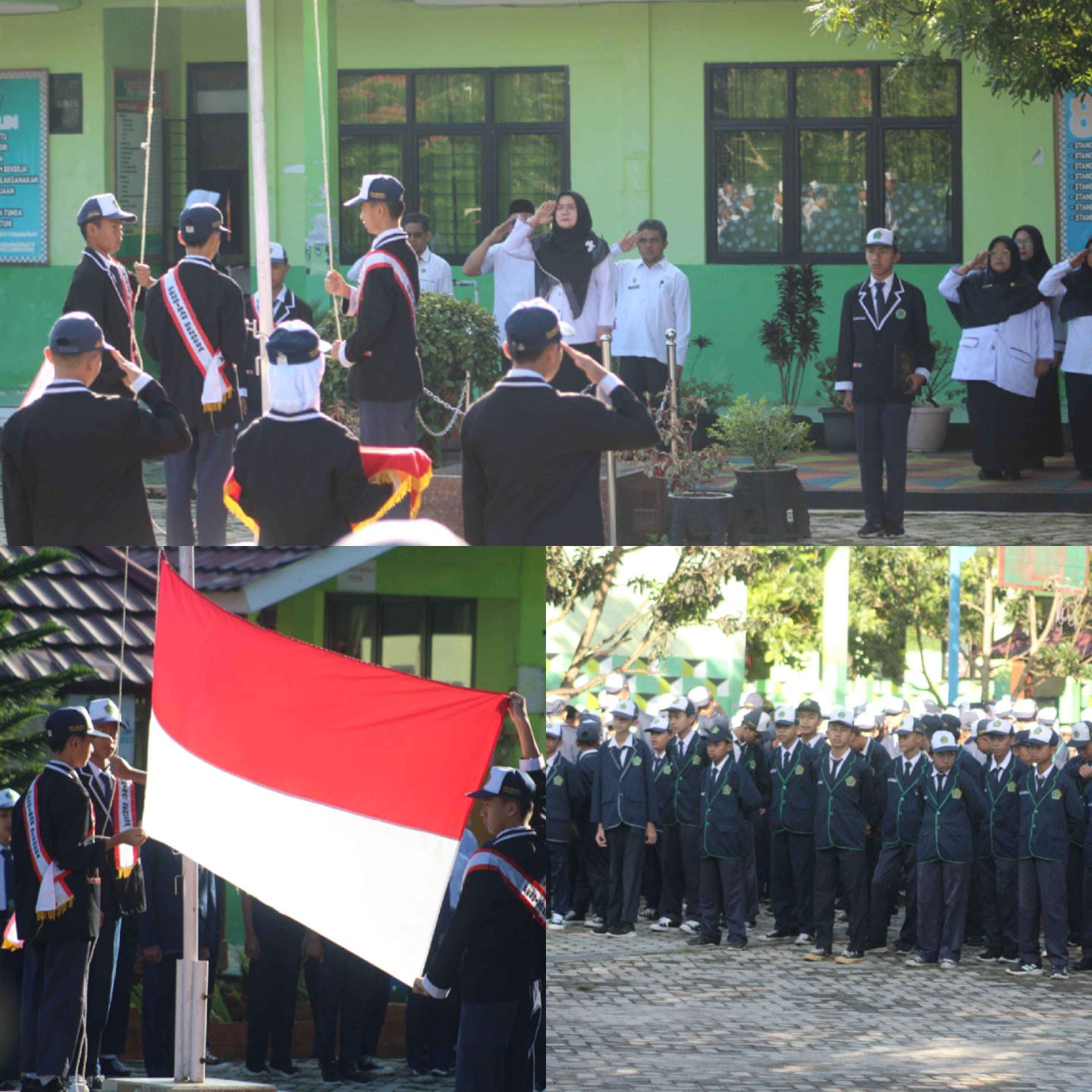 Upacara Bendera, Yuni Masdewi: Disiplin Wajib bagi seluruh Warga Madrasah