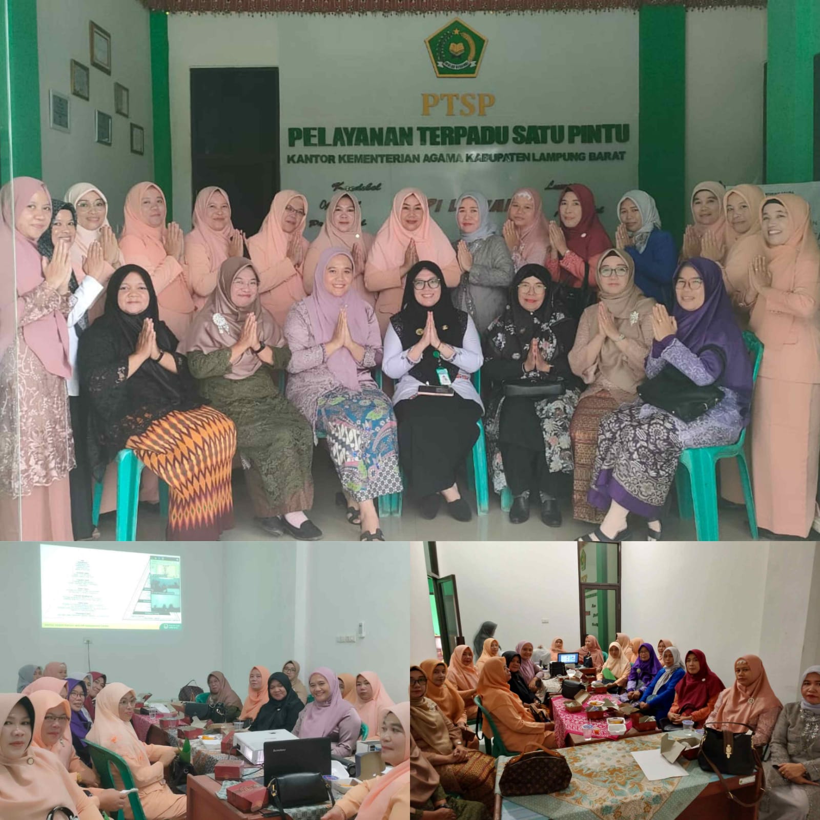 DWP Kankemenag Lambar Ikuti Zoom Meeting  Halalbihalal dan Peringatan Kartini serta Rapat Program Kerja