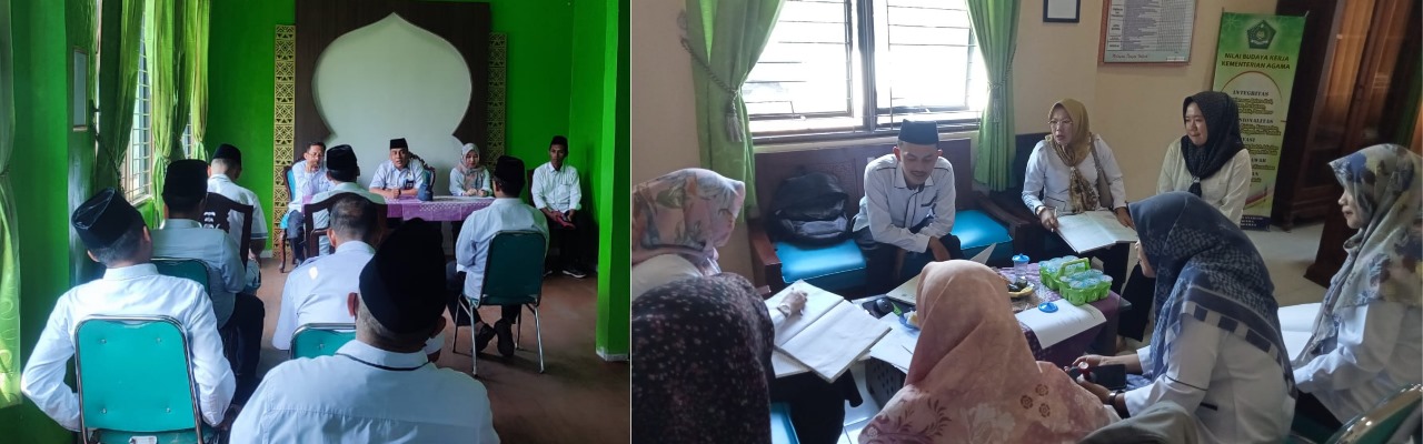 Kepala Seksi Bimas Islam Kantor Kementerian Agama Kabupaten Tanggamus Memimpin Serah Terima Jabatan di Beberapa Lokasi
