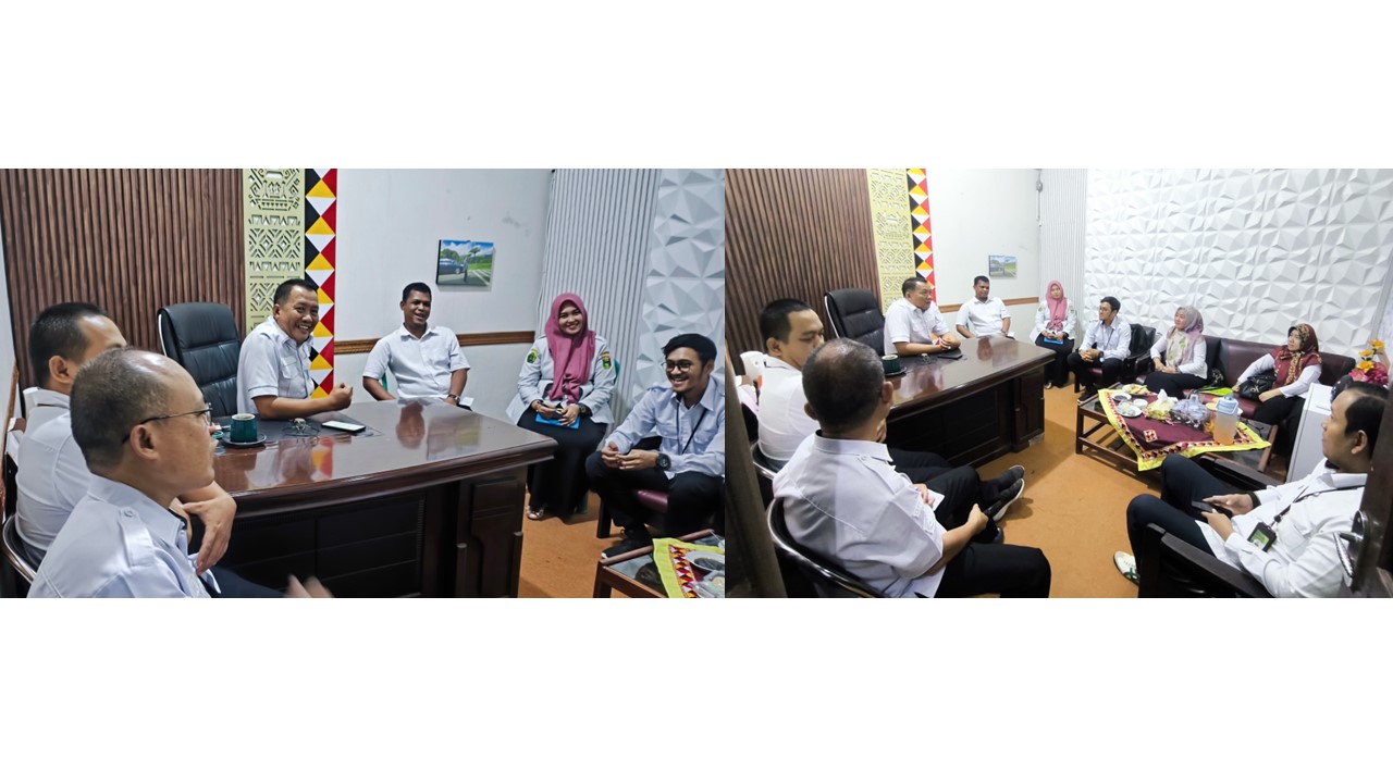 Kasubbag TU Kemenag Tanggamus Terima Kunjungan Monitoring TIM Evaluasi SKP