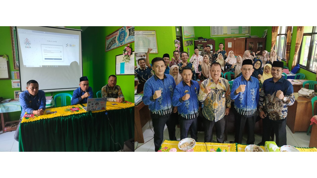 Analisis Kepegawaian Kemenag Tanggamus Jadi Narasumber Sosialisasi Teknologi Informasi di MIN 2 Tanggamus