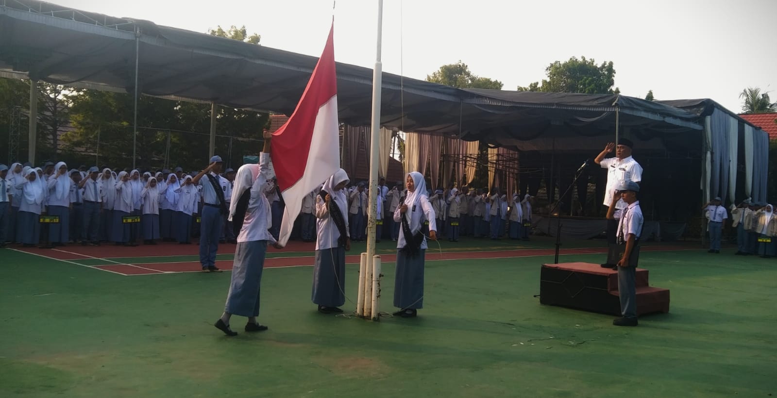 Penuh Khidmat, MAN 2 Bandar Lampung Laksanakan Upacara Harkitnas