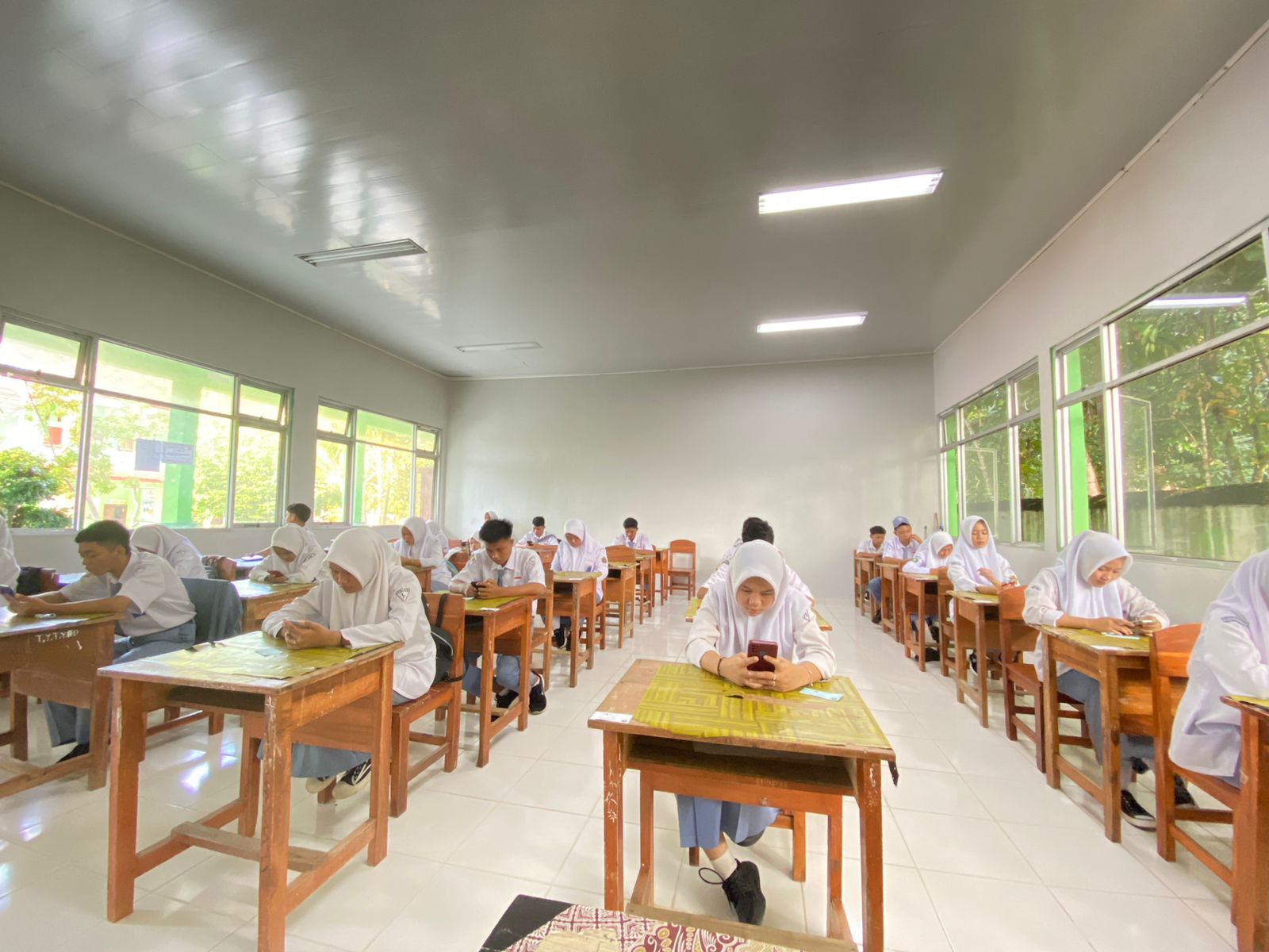Kondisi Hari Pertama Pelaksanaan PAT di MAN 1 Tanggamus