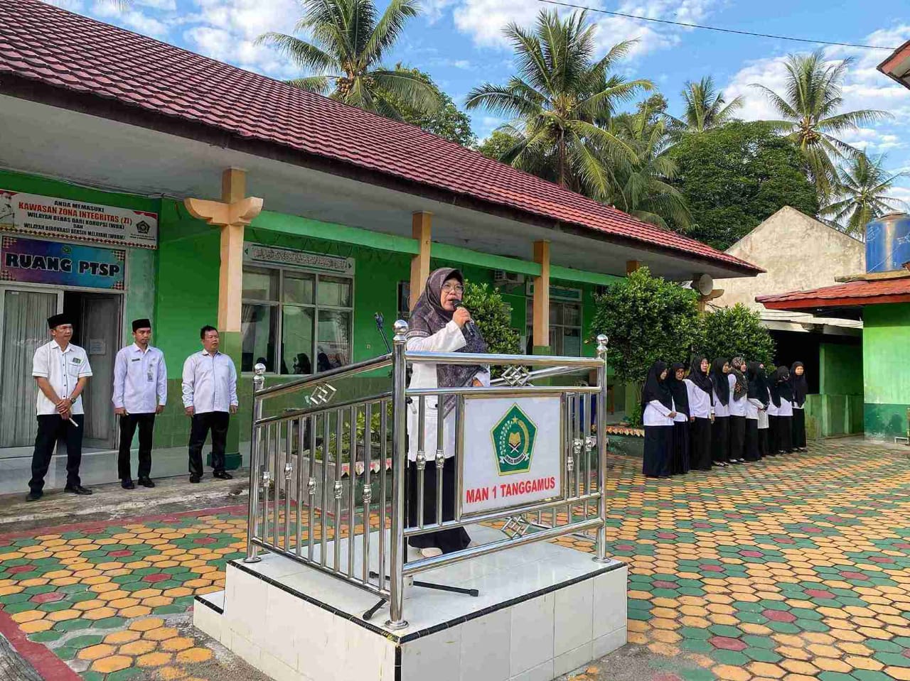 Apel Pembukaan Penilaian Akhir Tahun (PAT) Tahun Pelajaran 2023/2024 di MAN 1 Tanggamus
