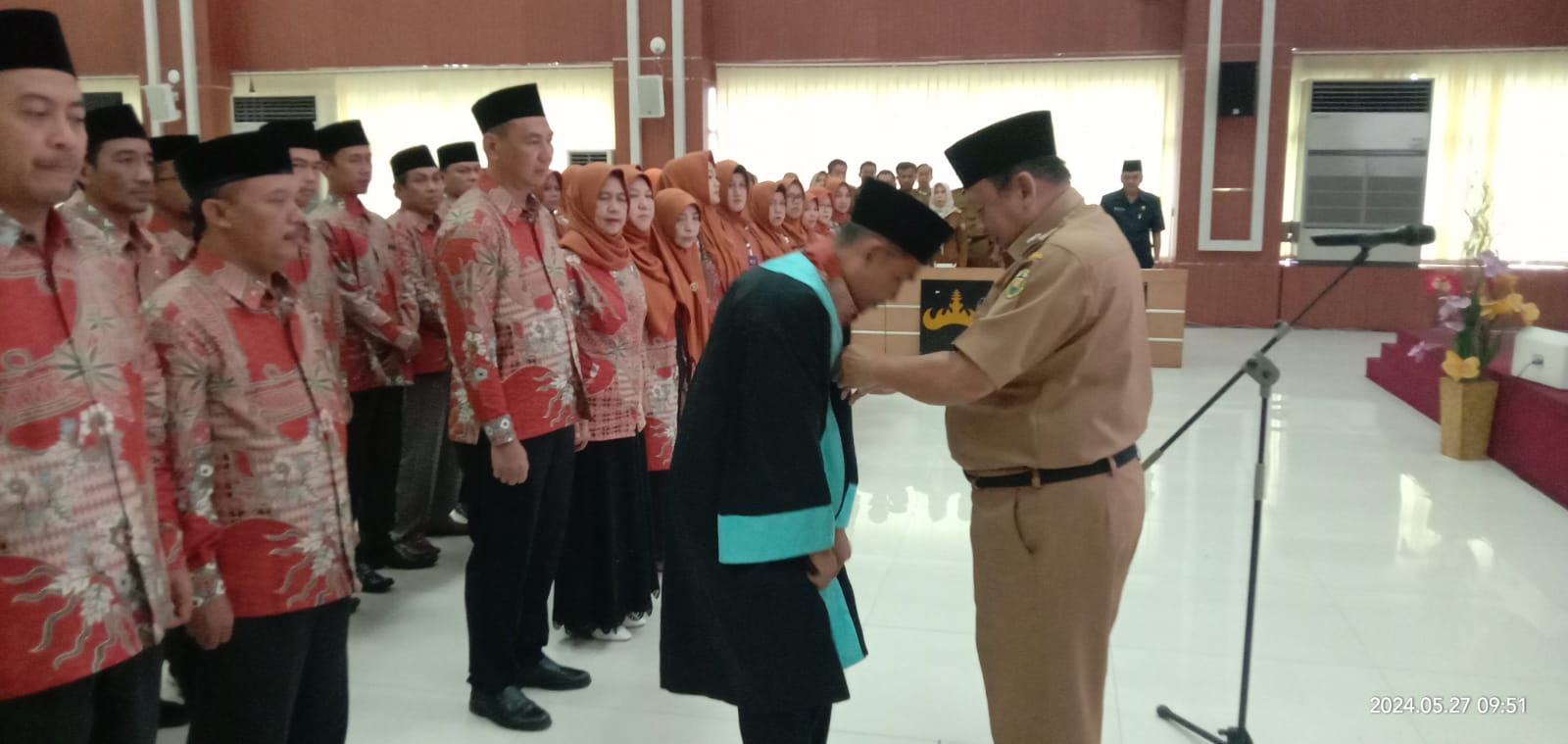 Pelantikan Dewan Hakim Musabaqoh Tilawatil Qur’an MTQ ke-53 Tingkat Kota Bandar lampung Tahun 2024.