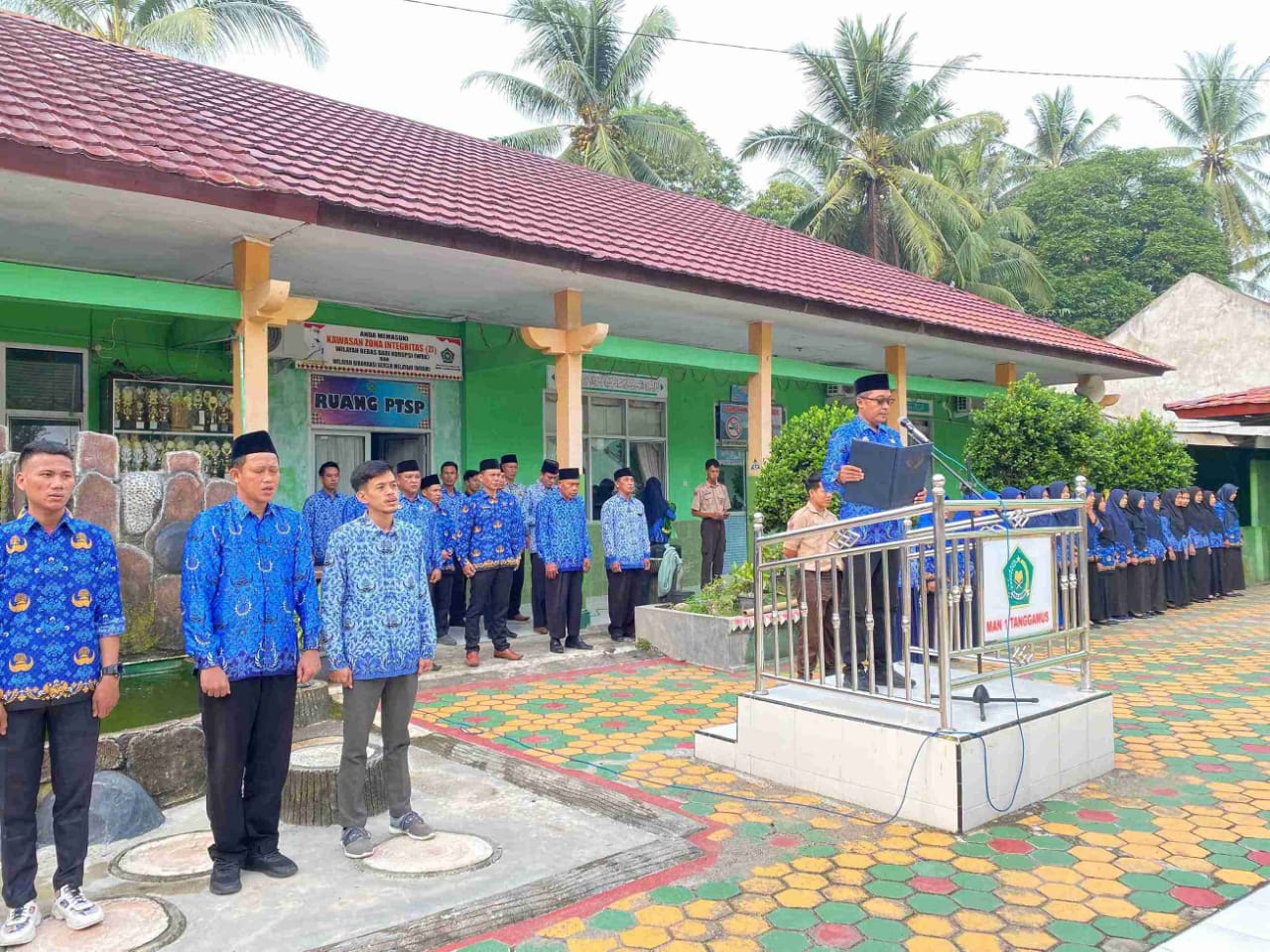 Wujud Nasionalisme, MAN 1 Tanggamus Gelar Upacara Peringatan Hari Lahir Pancasila 2024