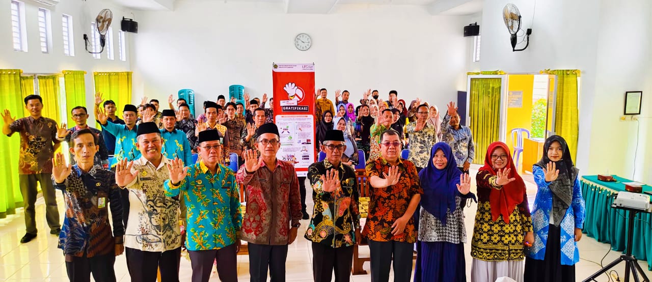 Kantor Kementerian Agama Kabupaten Pesawaran Laksanakan Sosialisasi Anti Gratifikasi