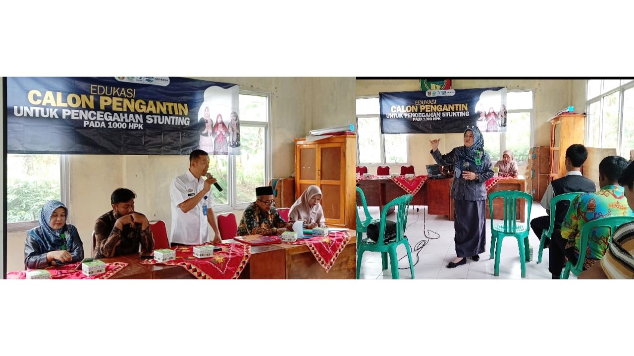 Edukasi Pencegahan Stunting bagi Calon Pengantin di Kecamatan Sumberejo
