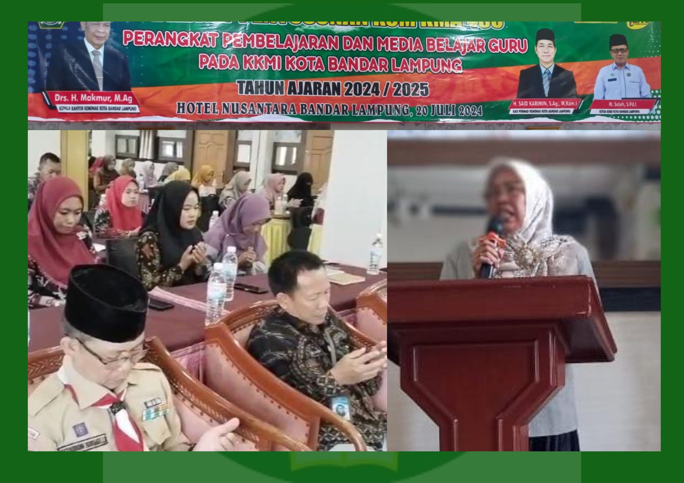 Bimtek Penyusunan KOM KMA 450, Perangkat Pembelajaran dan Media Belajar Guru Pada KKM Kota Bandar Lampung TP 2024/2025