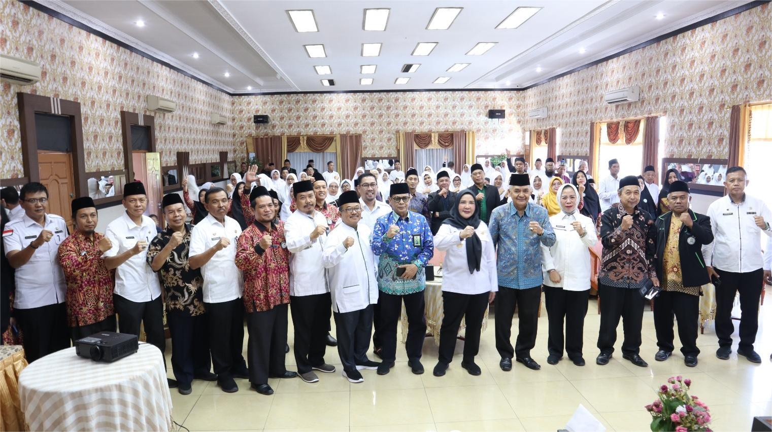 Ka KanKemenag Makmur, Hadiri Pengukuhan DPD FKPQ dan PAC – DPK FKPQ Kota Bandar lampung Periode 2024-2029.