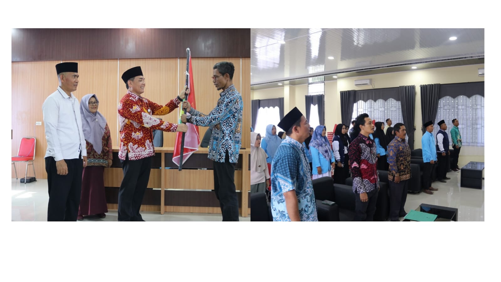 Kalian Adalah Duta Terpilih Mewakili Kemenag Lampung Utara – Totong Sunardi Saat Melepas Kontingen KSM Tingkat Provinsi 2024