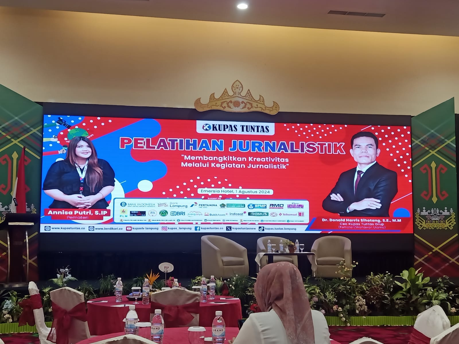Tim Work Humas MAN 1 Tanggamus Ikuti Kegiatan Pelatihan Jurnalistik