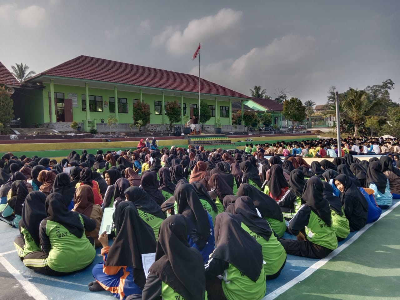 MTsN 2 Way Kanan Gelar Istighosah Rutin untuk Memohon Berkah dan Keselamatan