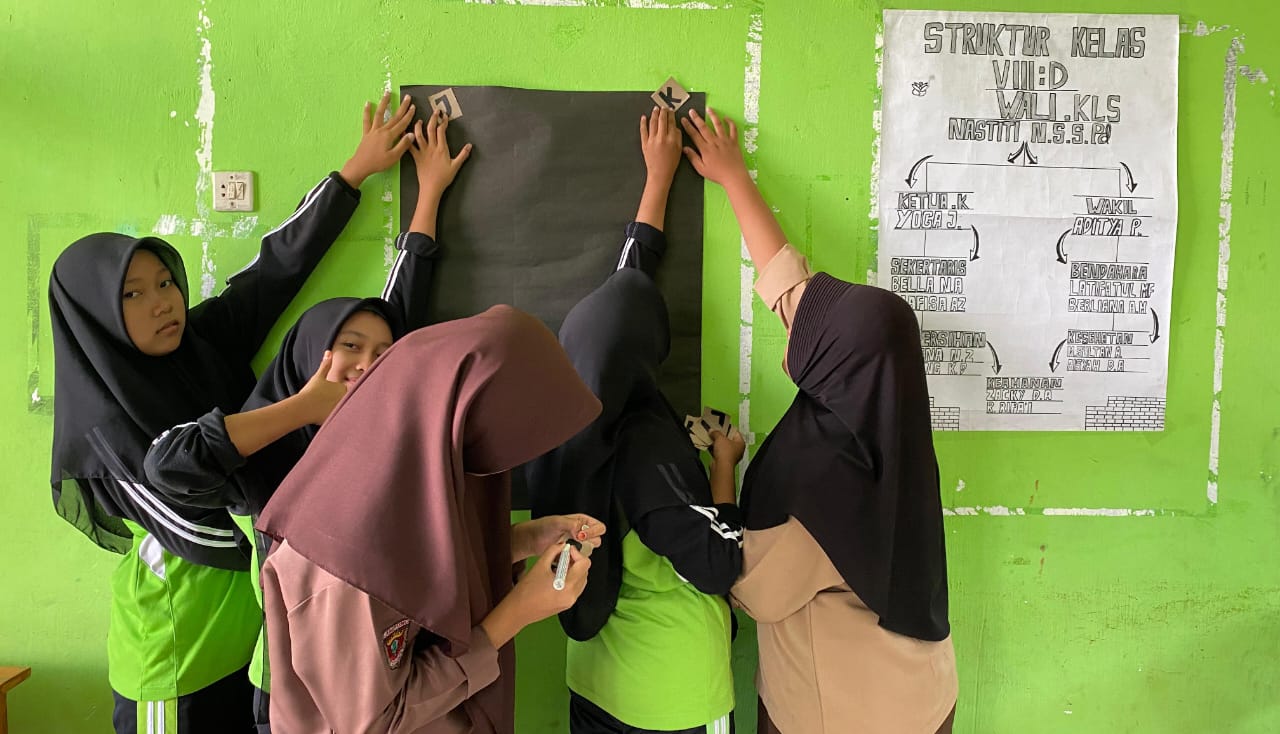 MTsN 2 Way Kanan Gelar Persiapan Lomba Kelas Menyambut HUT ke-79 Republik Indonesia