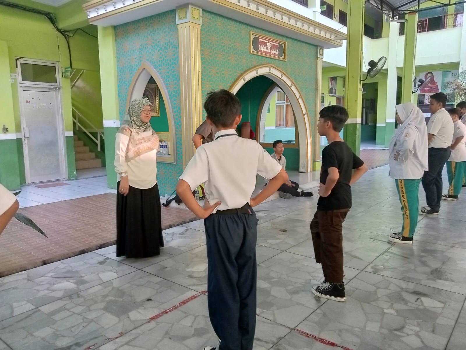 MTs N 1 Bandar Lampung; Latihan Perdana Ekskul Drumband "Bahana Dina Waditra" Tahun Ajaran 2024/2025