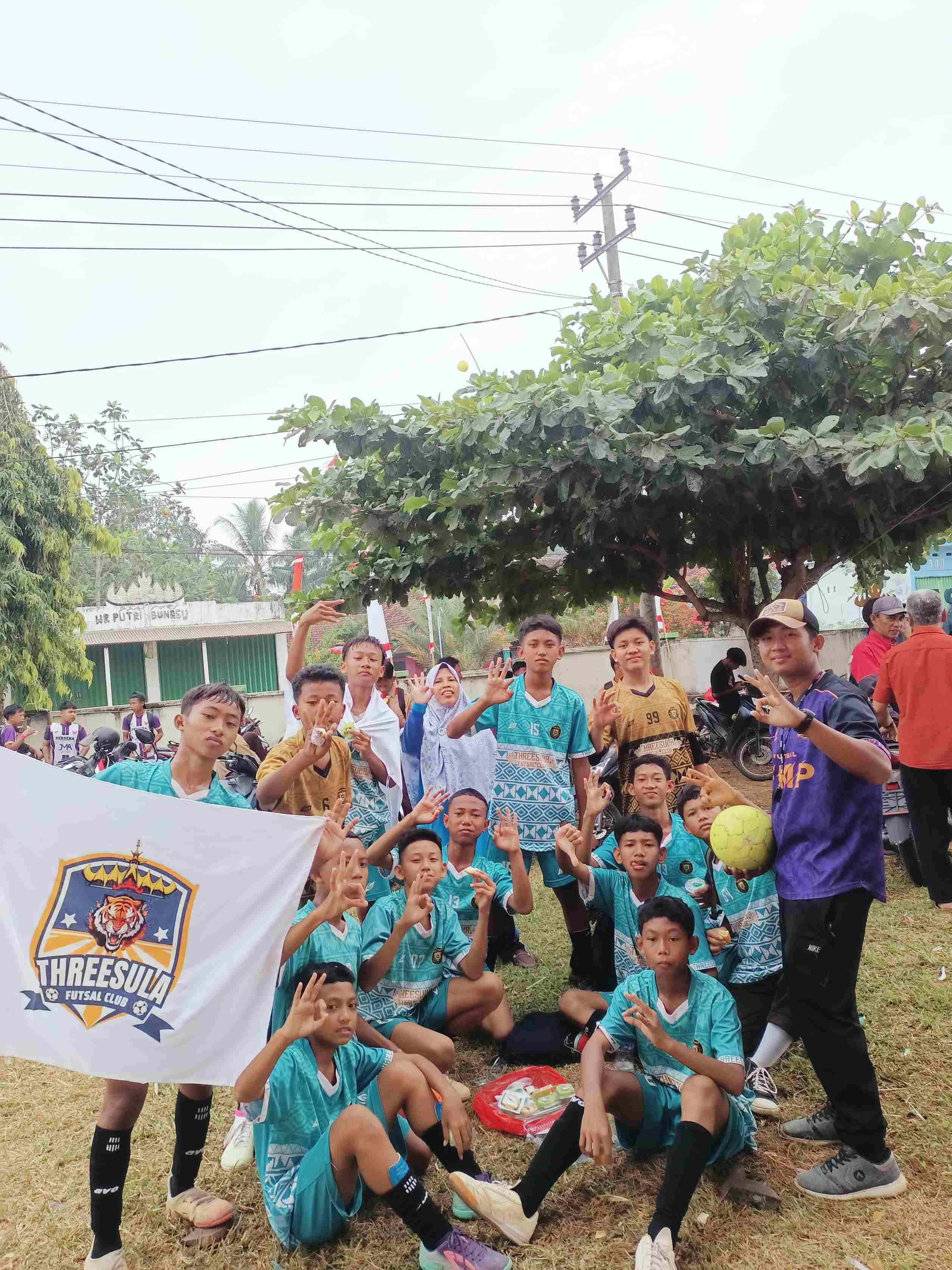 Tim Futsal MTsN 3 Lampung Utara Raih Juara 1 Pada Futsal CUP Kecamatan Sungkai Utara Tahun 2024