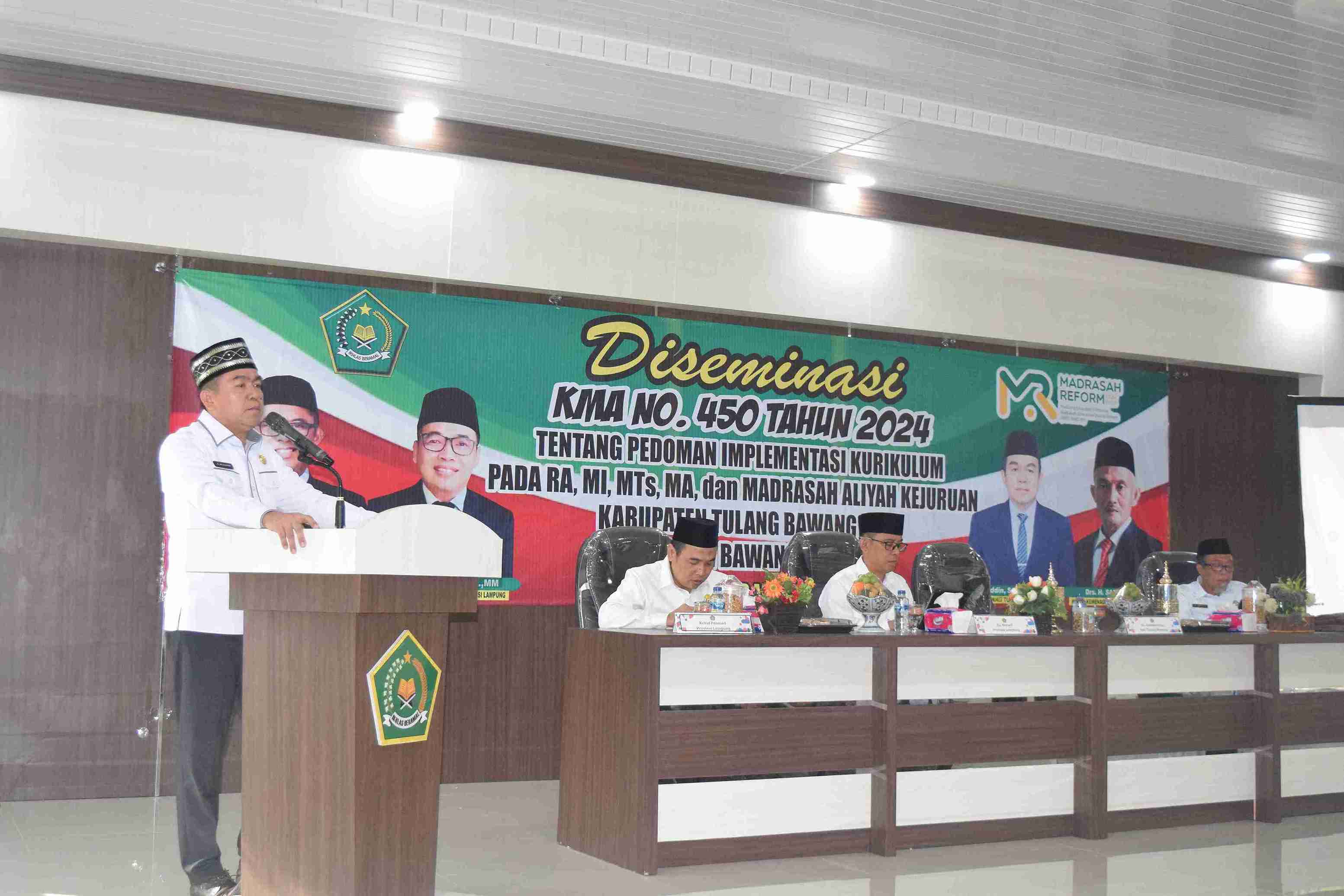 Jalaluddin Harap Diseminasi KMA 450 mampu Membentuk Generasi Penerus Yang Unggul dan Berkarekter