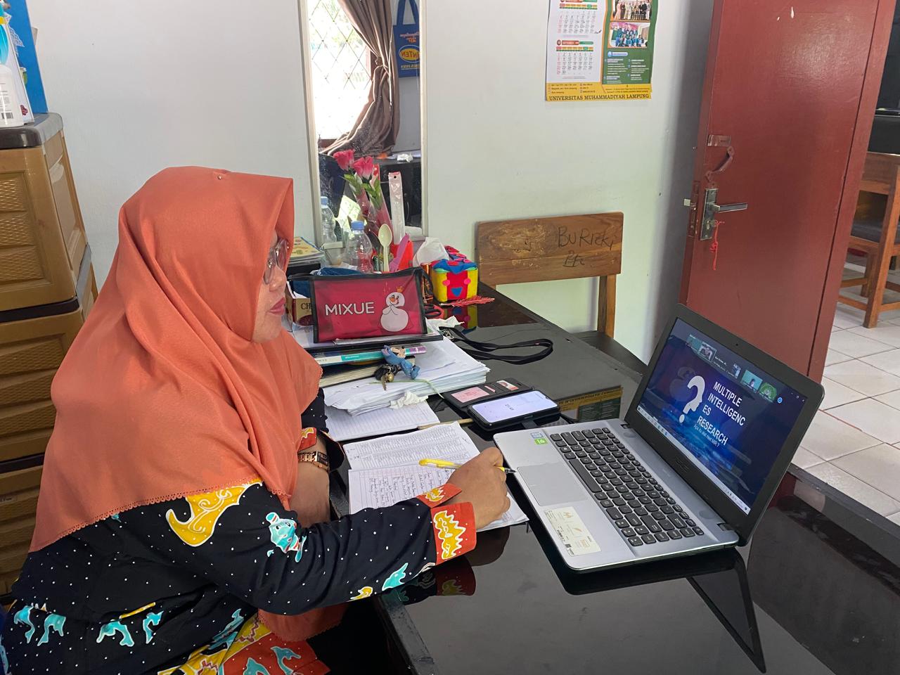 Rusiana Samba, Wakil Kepala Madrasah Bidang Kurikulum Ikut Serta Sosialisasi Online Teacher Festival 2024 Provinsi Lampung
