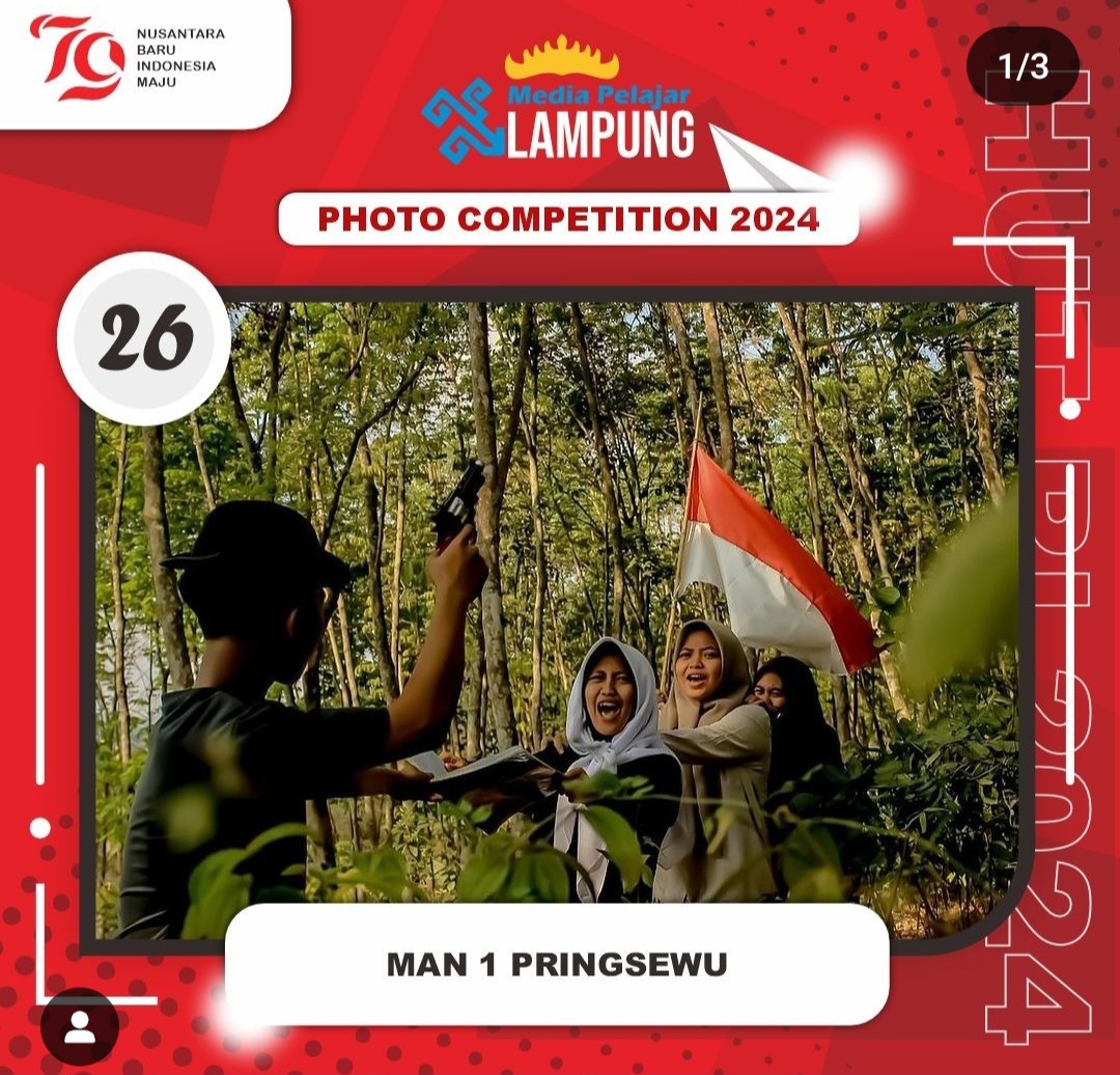 Kembali, Ekstrakurikuler Jurnalistik MAN 1 Pringsewu Raih Juara pada Photo Competition 2024 Lampung