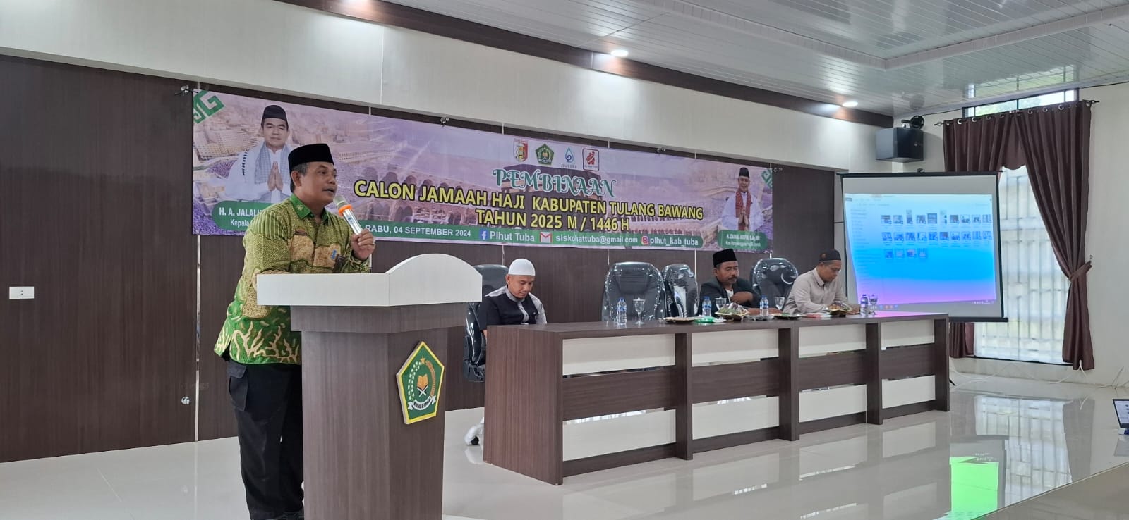 Buka Pembinaan Calon Jemaah Haji, Zainal Arifin : Kami Komitmen Akan Terus Tingkatkan Pelayanan Haji