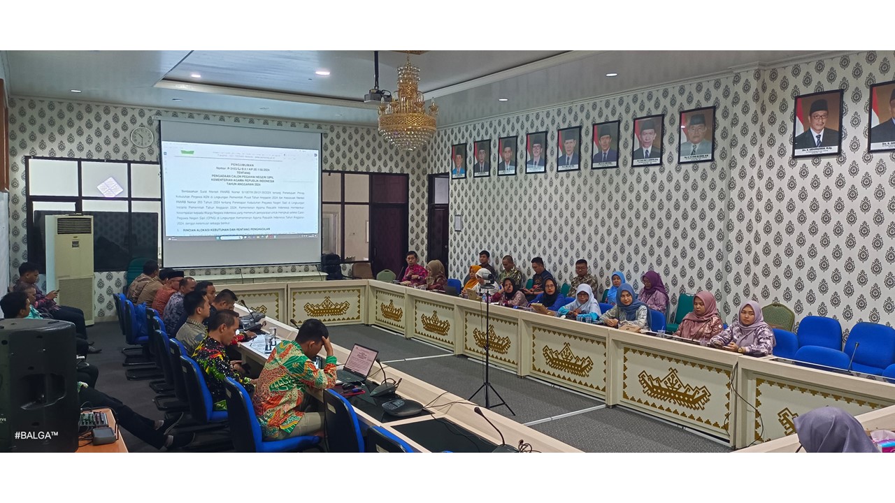Pranata Komputer Kemenag Tanggamus Ikuti Rapat Koordinasi Seleksi CPNS 2024 di Lampung