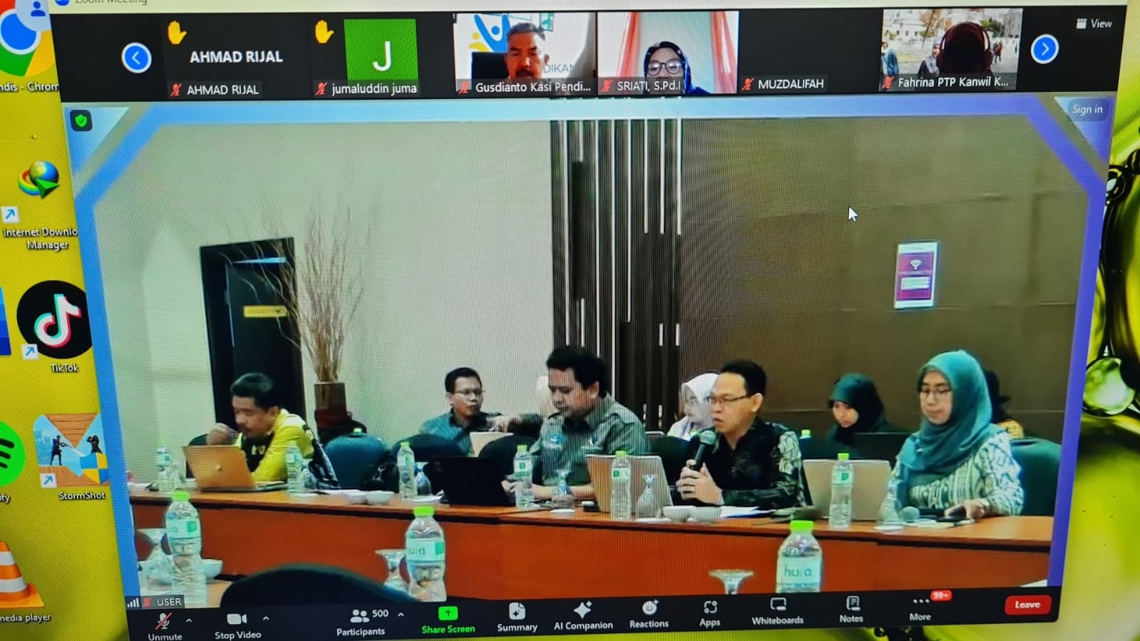 Kasi Pendis Kemenag Mesuji Ikuti Sosialisasi Rekrutmen Calon Guru Penggerak