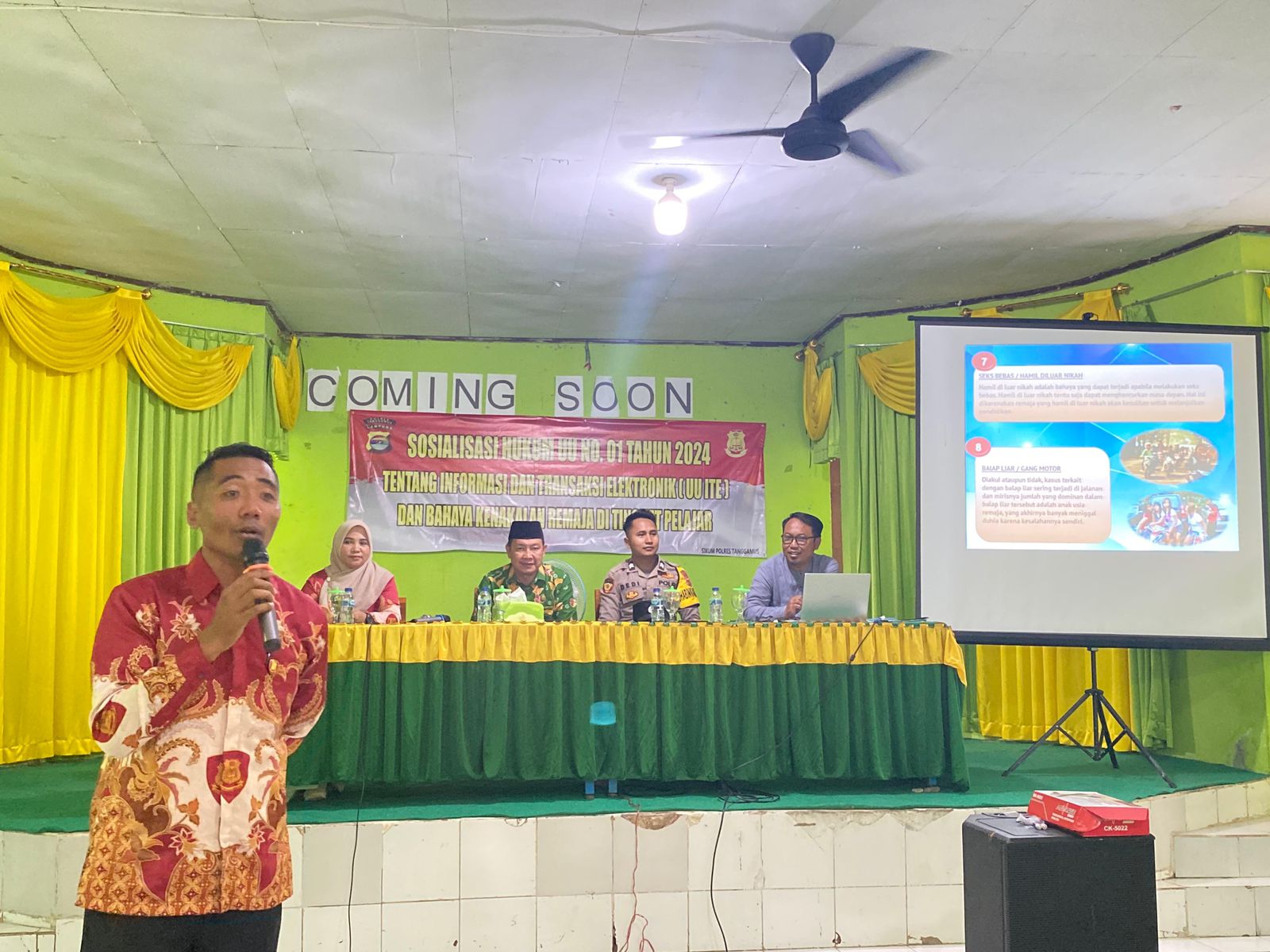 Pahami UU No 1 Tahun 2024, Siswa MTsN 2 Tanggamus Ikuti Sosialisasi