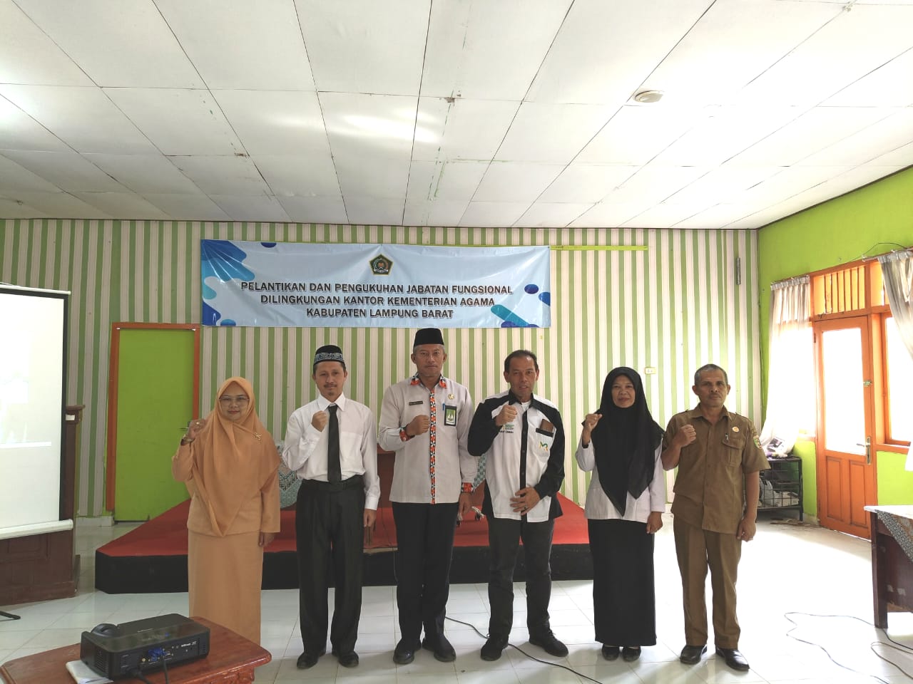 Kankemenag Lambar ikuti Pelantikan Pengawas Sekolah, Kepemimpinan untuk Masa Depan Lebih Baik