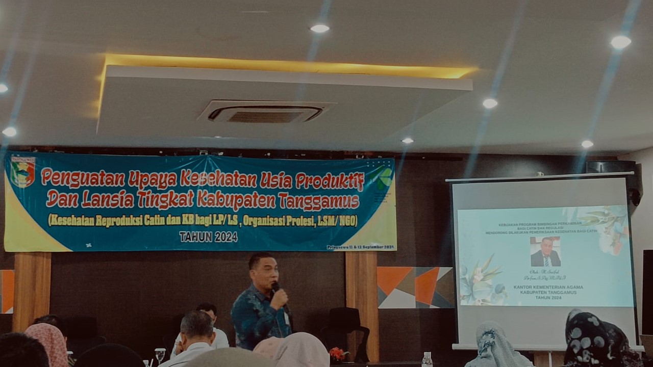 Penguatan Kesehatan Usia Produktif dan Lansia di Kabupaten Tanggamus: Saiful Arfan Sampaikan Pentingnya Pemeriksaan Kesehatan Catin