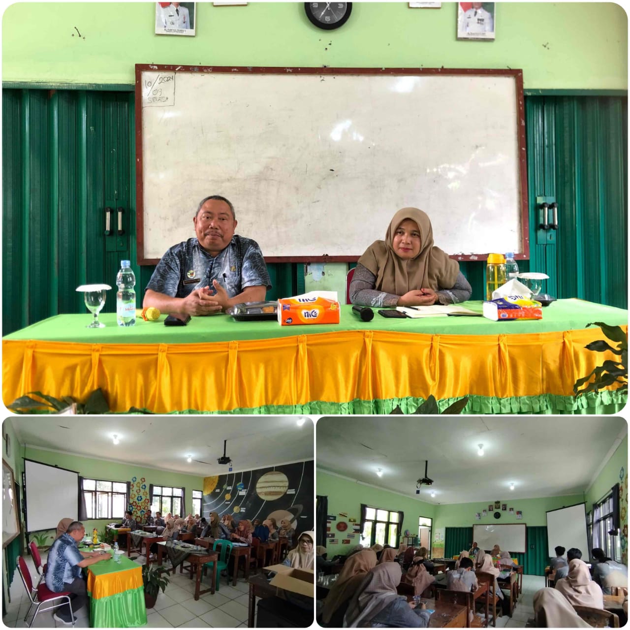 Seluruh Dewan Guru ikuti Rapat Bulanan dan Pembinaan dari Pengawas Madrasah