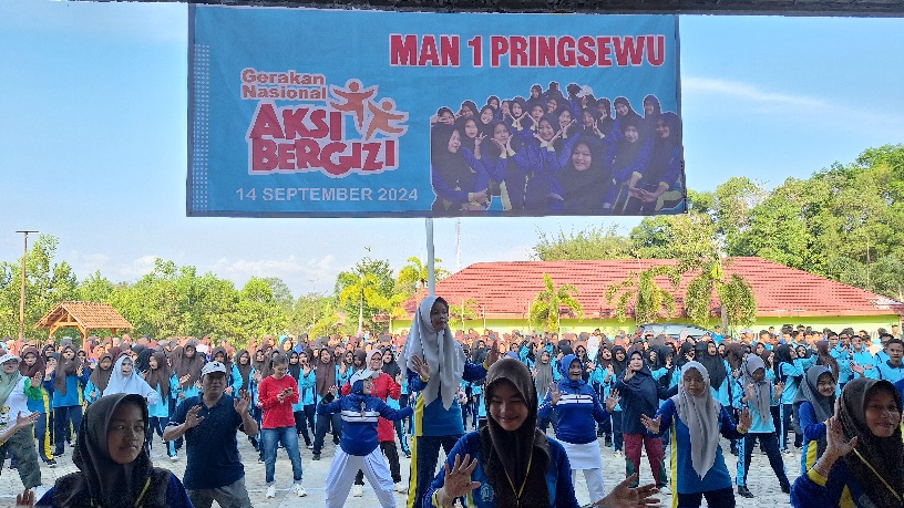 MAN 1 Pringsewu Gelar Gerakan Aksi Bergizi Serentak Tahun 2024, Ini Kegiatannya