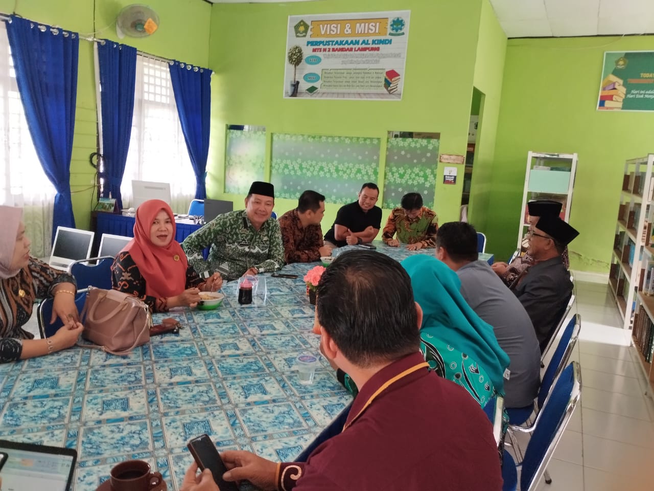 Tingkatkan kinerja MKKM, Kepala MTsN 2 Tanggamus Hadiri Rakor
