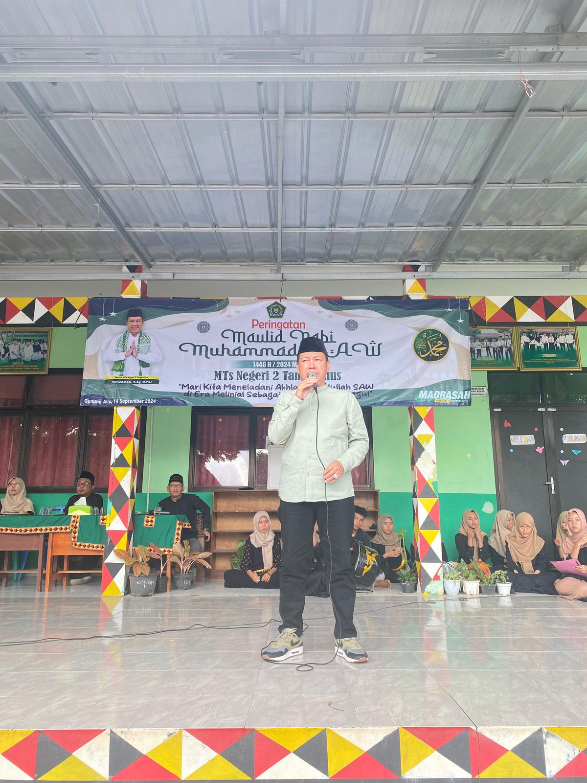 MTsN 2 Tanggamus  Gelar Peringatan Maulid Nabi Muhammad SAW Tahun 1446 Hijriyah