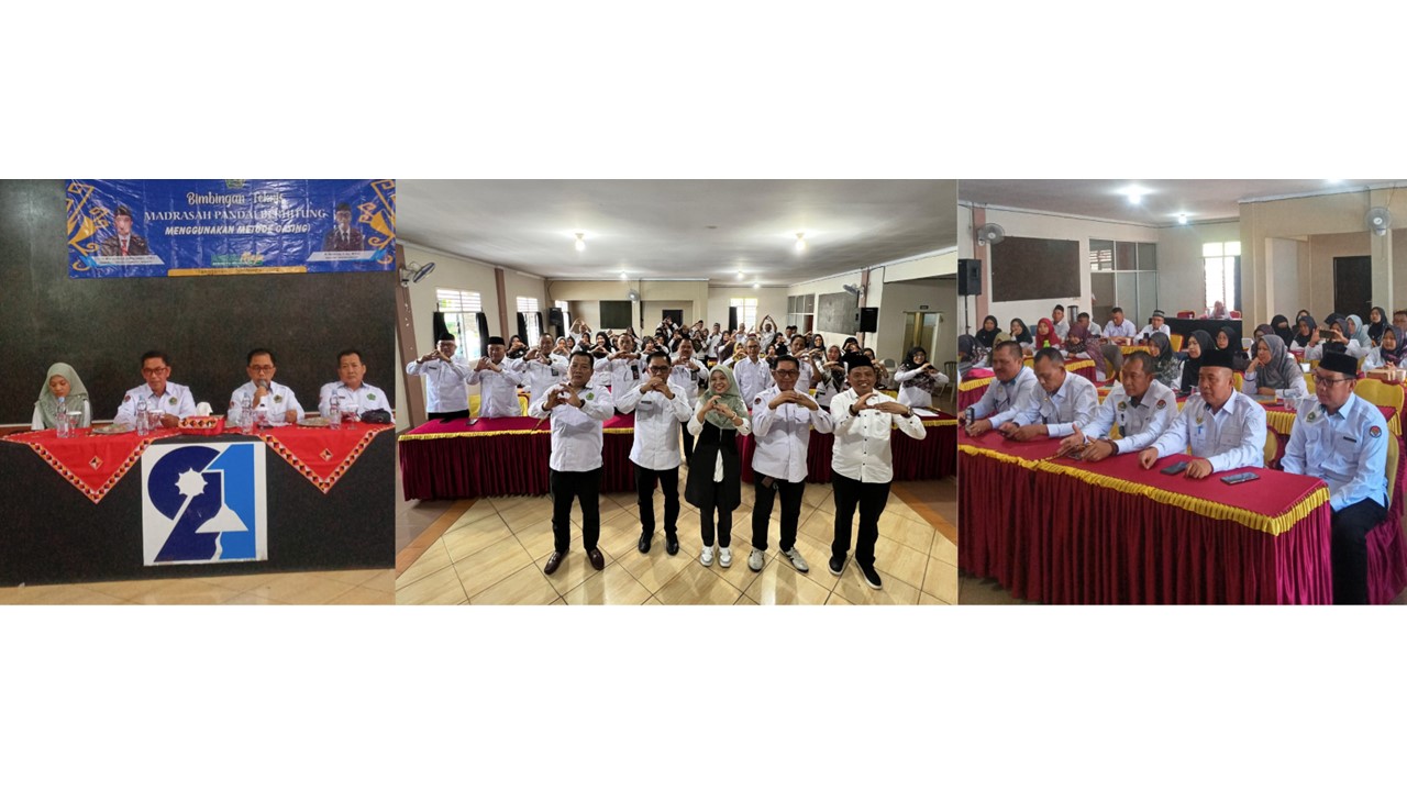 Kepala Kemenag Tanggamus Buka Bimtek Guru Gasing Matematika Madrasah