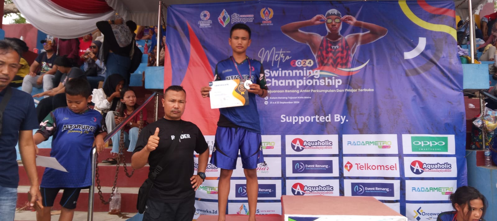 Atlet MAN 1 Tanggamus Kembali Borong Medali di Ajang Lomba Renang Pelajar Lampung