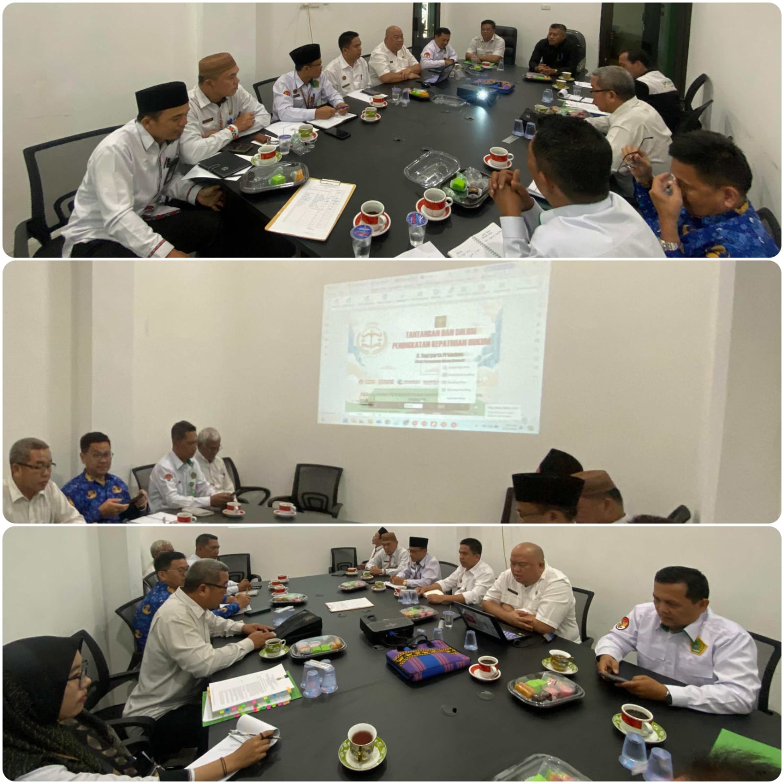 Monev, Tim Telaah Produk Hukum Kankemenag Lambar