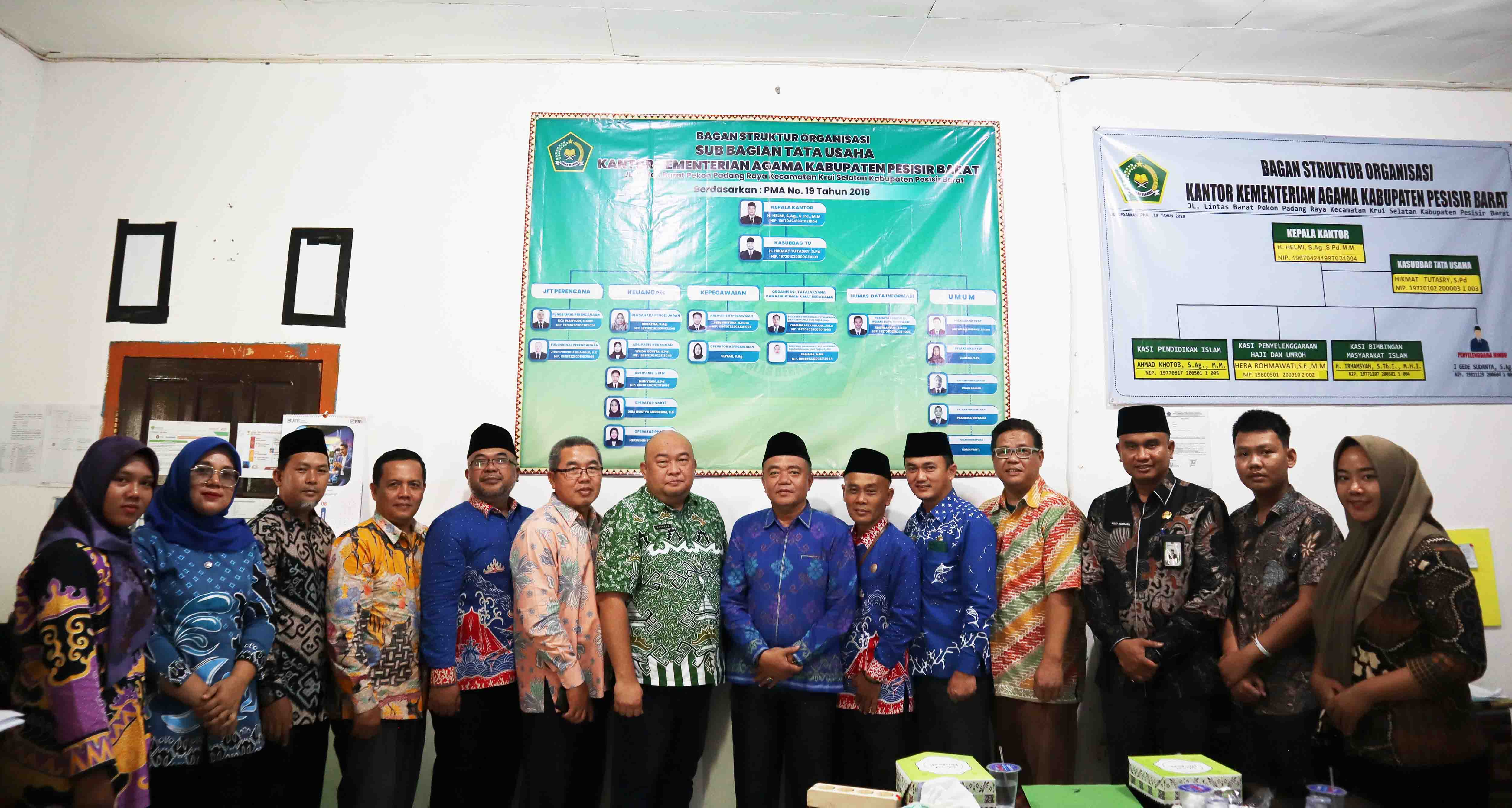 Kanwil Kemenag Lampung Adakan Monev Produk Hukum di Kemenag Pesisir Barat