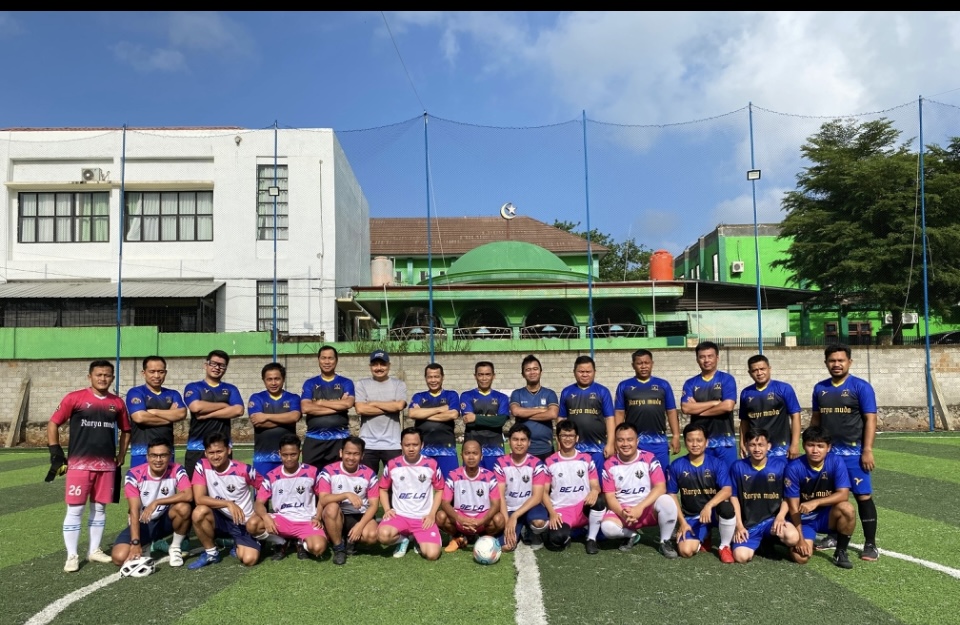 Pertandingan Persahabatan Mini Soccer Menguatkan Tali Silaturahmi Antar Instansi