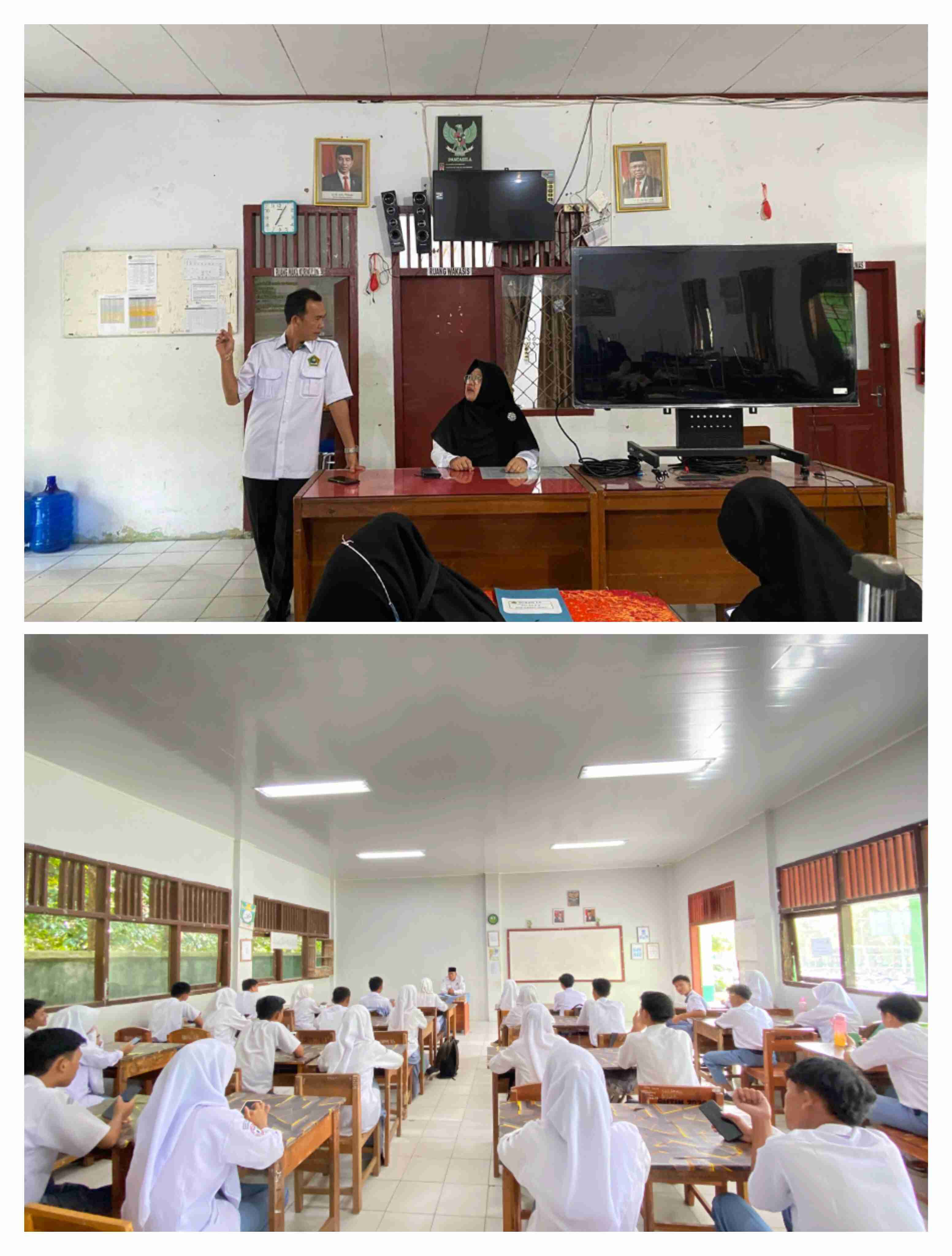 Hari Terakhir Pelaksanaan Penilaian Tengah Semester (PTS) di MAN 1 Tanggamus, Ketua Panitia Berharap Nilai Memuaskan