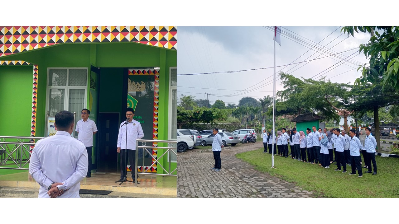 Kepala Seksi PHU Kemenag Tanggamus, Drs. H. Nursaad, Pimpin Apel Pagi: Tekankan Netralitas ASN dalam Pilkada dan Pilgub