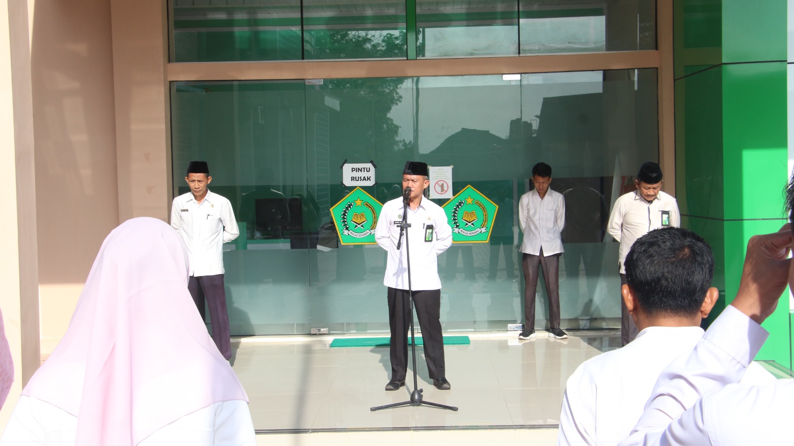 Saat Apel Rutin Kasi Bimas Islam, himbau jelang Pemilihan Umum Kita sebagai ASN harus tetap netral