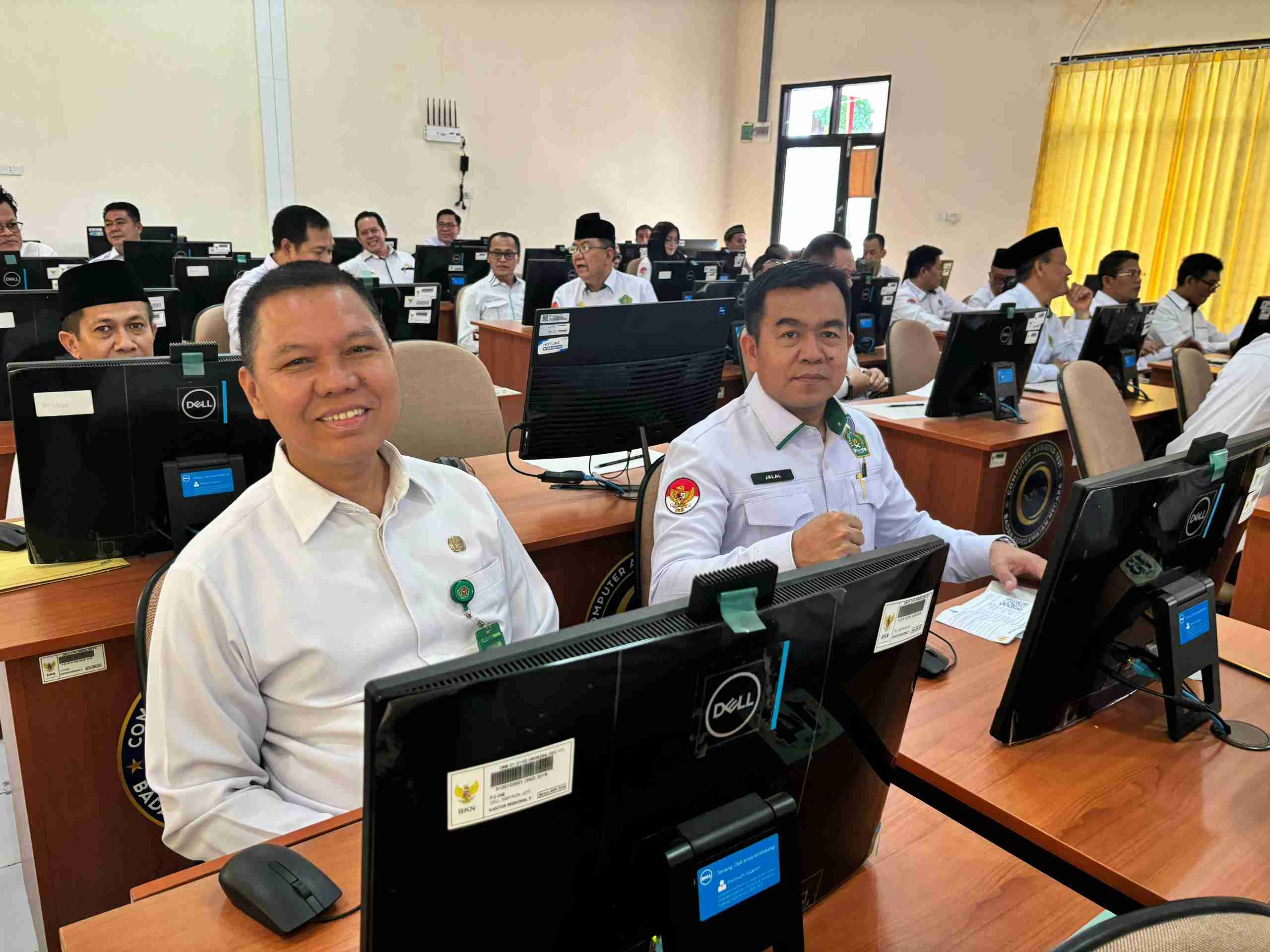 Kakankemenag Tulang Bawang Jalaluddin Ikuti Kegiatan Pemetaan dan Penilaian Kompetensi ASN di UPT BKN Lampung
