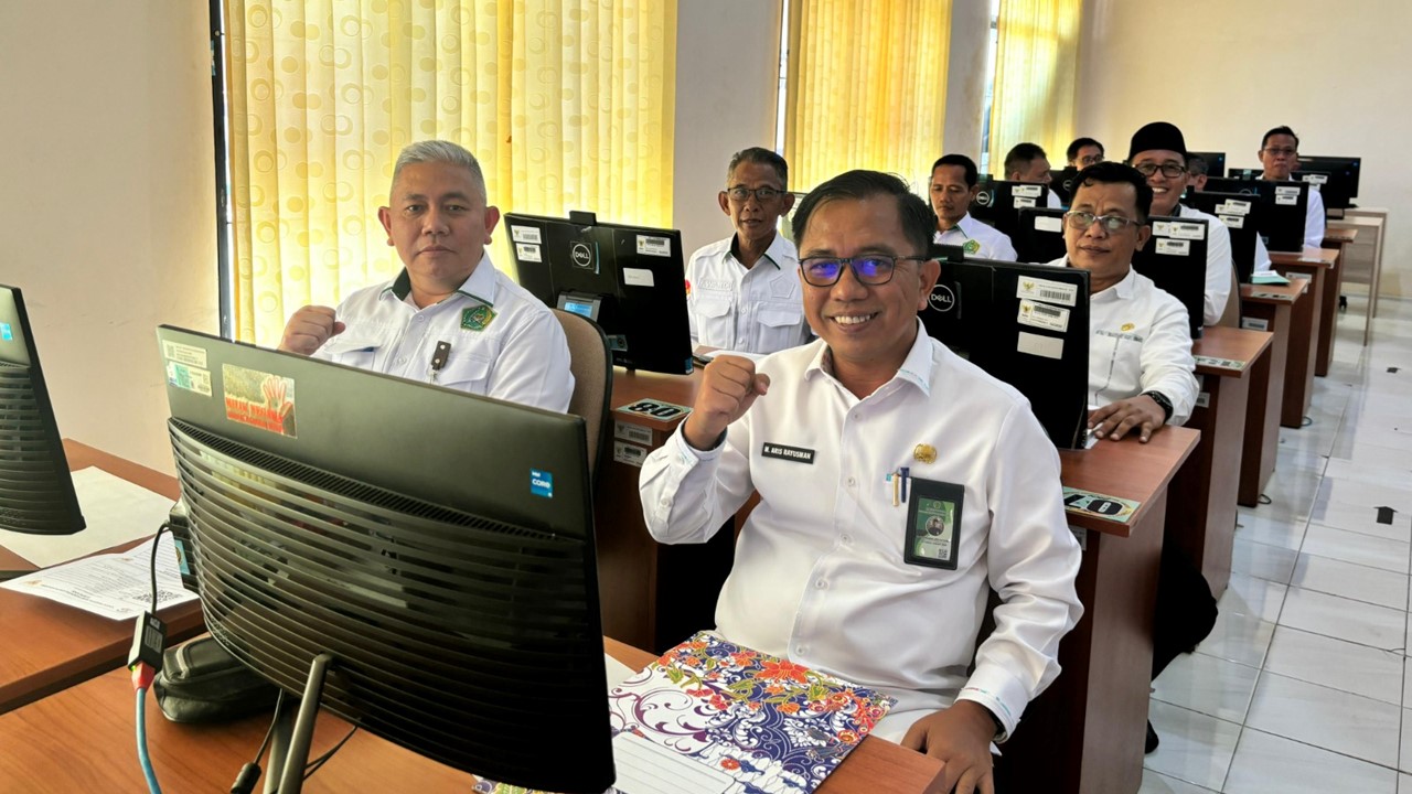 Kepala Kantor Kemenag Tanggamus Ikuti Pemetaan Kompetensi dan Potensi ASN di UPT BKN Lampung