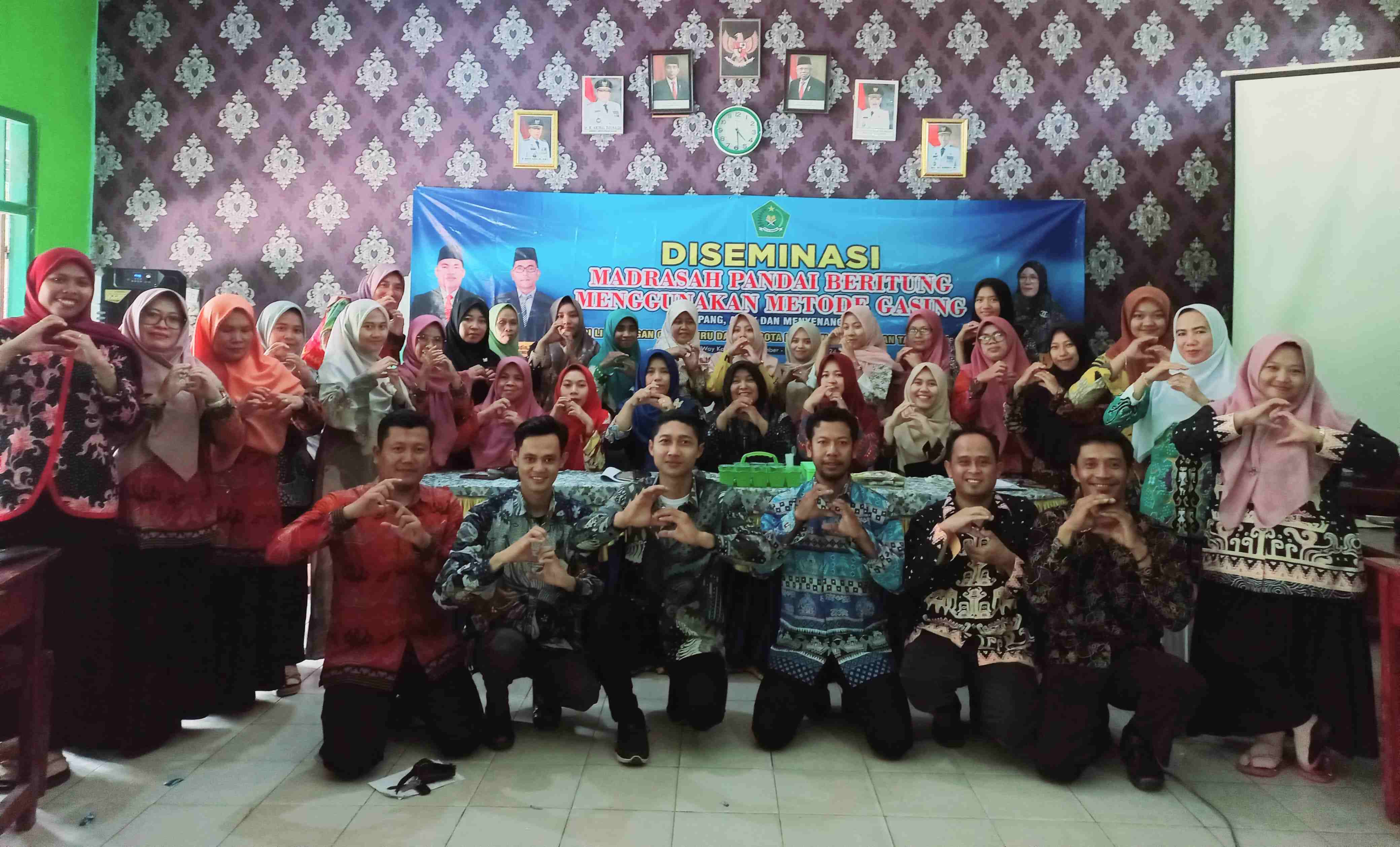 Sukses! MIN 1 Way Kanan laksanakan Penutupan Diseminasi Madrasah Pandai Berhitung Menggunakan Metode GASING