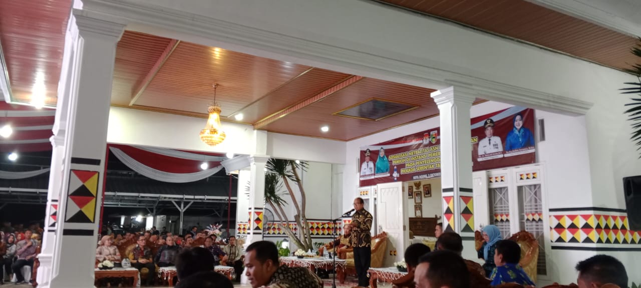 Sosialisasi Netralitas ASN Menjelang Pemilu di Tanggamus Dihadiri Pj. Gubernur Lampung dan Pj. Bupati Tanggamus