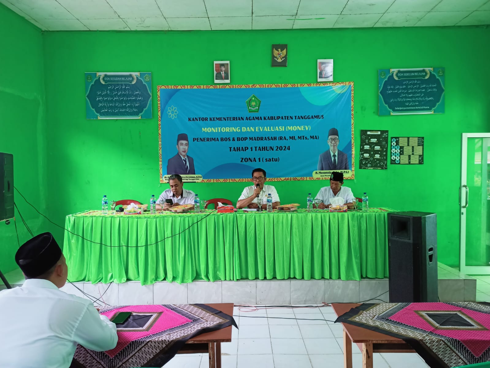 Kasi Penmad Tanggamus Lakukan Monitoring Dana BOS dan BOP Madrasah Tahap 1 Tahun 2024