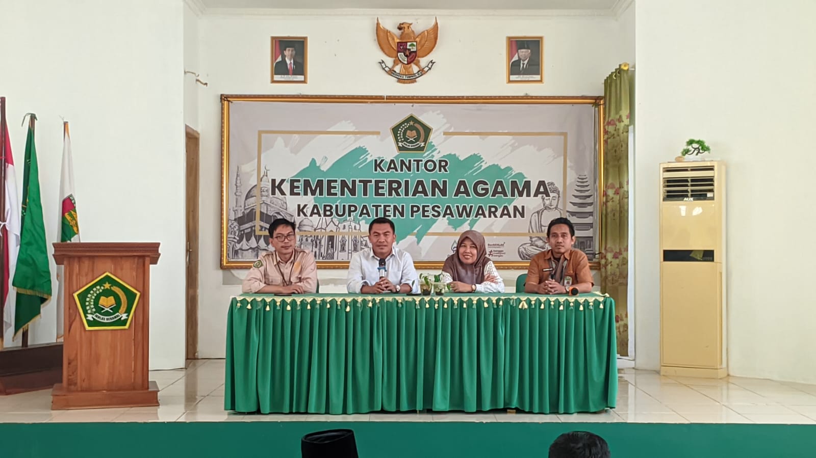 Kasi Penmad Buka Acara Pendampingan Pengisian Laporan Kegiatan Pokja oleh Tim PCU REP-MEQR Kanwil Kemenag Lampung