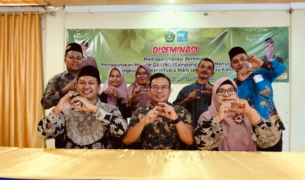 Guru MTsN 2 Way Kanan Menjadi Narasumber pada Bimtek Metode GASING