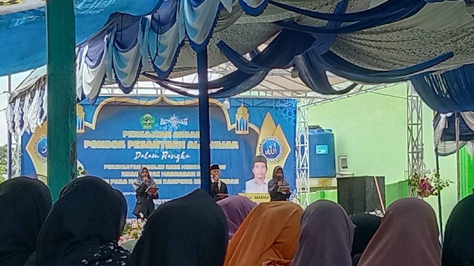 Kepala MTsN 2 Way Kanan Hadiri Pengajian Akbar Peringatan Maulid Nabi dan Haul Kyai Marhaban di Pondok Pesantren Al Anwar